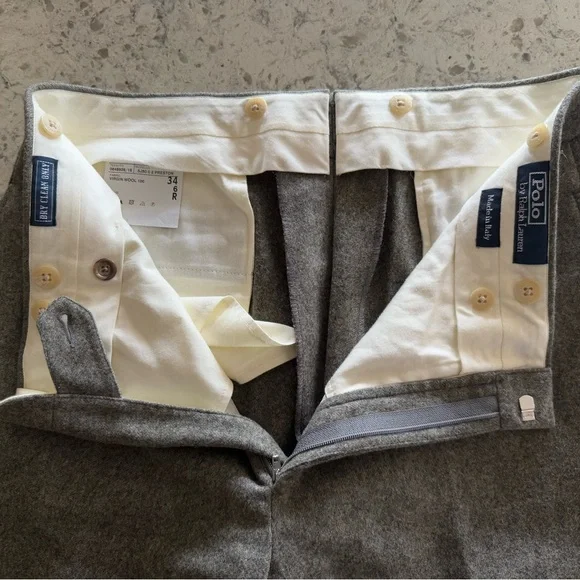 Polo Ralph Lauren Wool Pants Size 32 x 29 - Picture 9 of 10